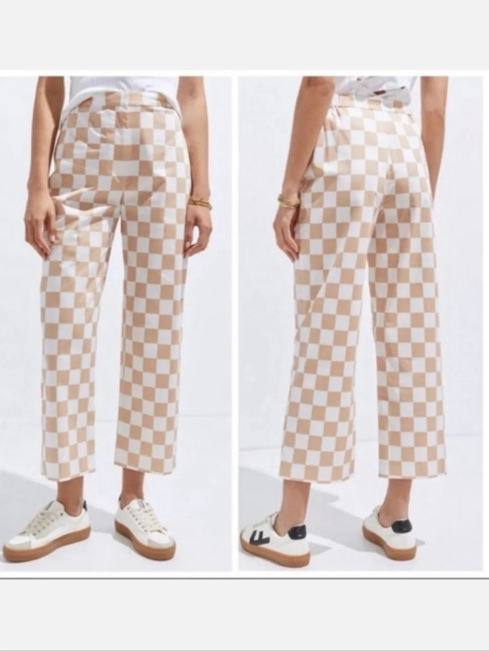 New Anthropologie Hutch Checkered Pants - Picture 11 of 11